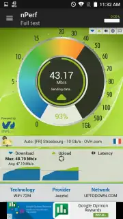 nPerf Speed Test capture 7