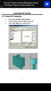 Autocad 2007 3D Tutorial capture 1