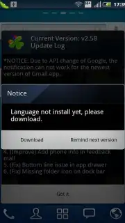 Catalan package for GO Launcher EX capture 2