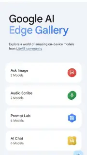 Google AI Edge Gallery capture 1