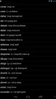 Испанские глаголы capture 10