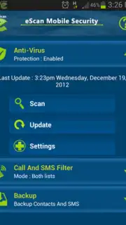 eScan Mobile Security capture 8