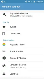 Minuum Keyboard capture 1