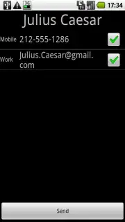 Text Message capture 1