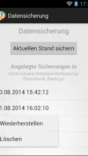 Arbeitszeiterfassung capture 2