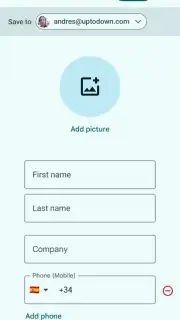 Google Contacts capture 8