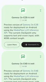 Google AI Edge Gallery capture 8