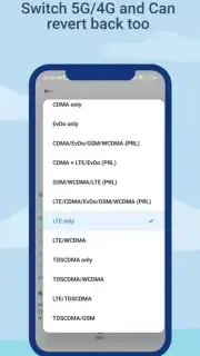 Force 4G/LTE Only Mode capture 2