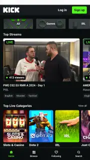 Kick: Live Streaming capture 1