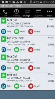 Call Recorder - IntCall capture 4