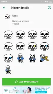 Undertale & Deltarune Stickers for WhatsApp capture 3