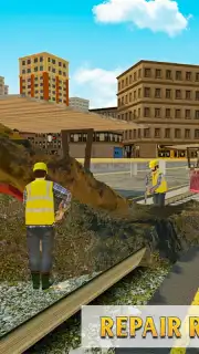 Train Station Construction Railway capture 3