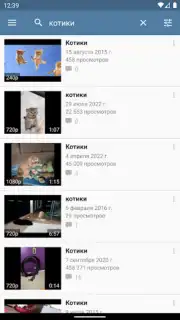 Video App for VK capture 5