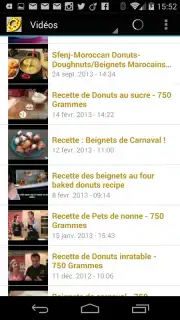 Recettes de Beignets capture 2