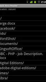 Basic docx Reader capture 2