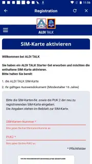ALDI TALK Registration capture 12