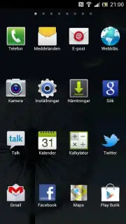 GOLauncherEX Galaxy S3 Free Theme capture 1