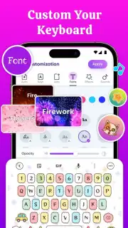 Keyboard for WhatsApp : Stylish Fonts Keyboard capture 4