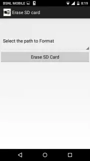 Format SD card capture 1