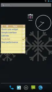 Note To Do. Widget capture 3