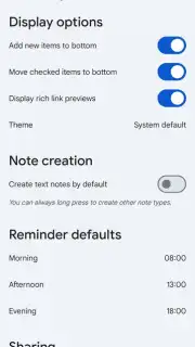 Google Keep capture 2