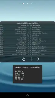 Basketball Livescore Widget capture 5