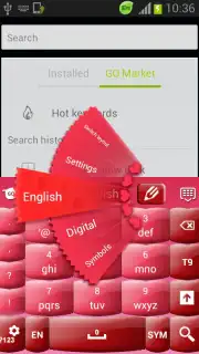 Pink Keyboard Hearts Glow capture 5