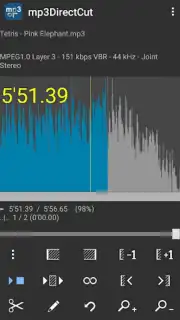 mp3DirectCut capture 3