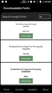 GxFonts - Custom fonts for Samsung Galaxy capture 2