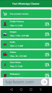 Fast WhatsApp Cleaner capture 3