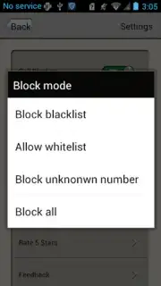 Call Blocker capture 1