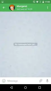 Alloy -free messaging app capture 5