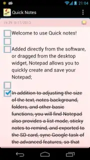 Quick notes capture 1