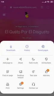 Samsung Internet Browser capture 1