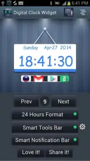 Digital Clock Widget capture 5