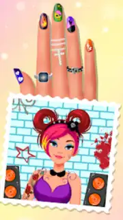 Nail Salon Game Girls Nail art capture 2