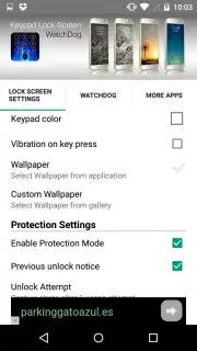 Keypad Lock Screen WatchDog capture 1