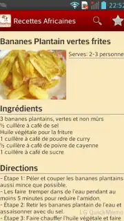 Recettes Africaines capture 2