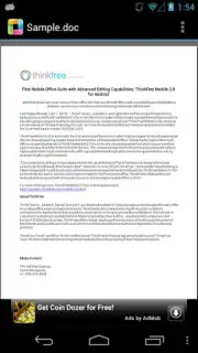 ThinkFree Office Mobile Viewer capture 4