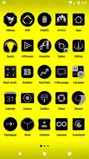 Black Icon Pack Free capture 7