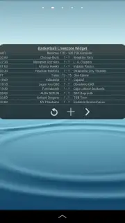 Basketball Livescore Widget capture 3
