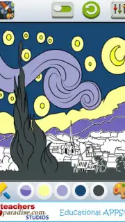 Vincent van Gogh Coloring Book capture 12