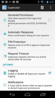 Superuser (for Android 4) capture 2