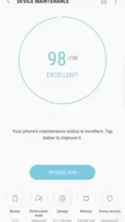 Samsung Device Maintenance capture 1