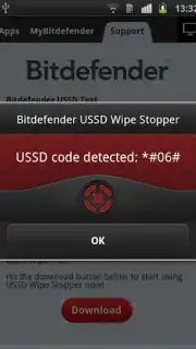 Bitdefender USSD Wipe Stopper capture 3
