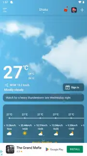 Daily Weather Free capture 1
