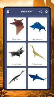 Origami dinosaurs paper shapes capture 9