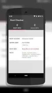 Root Checker & Busy Box Check - Basic Free App capture 5