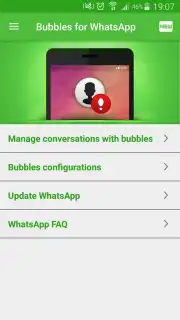 Bubbles for WhatsApp capture 1