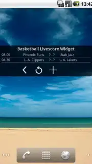 Basketball Livescore Widget capture 11